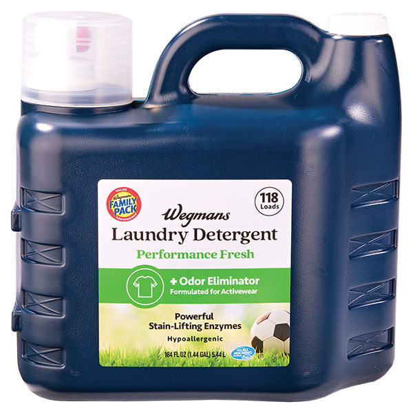 Wegmans Performance Fresh Odor Eliminator Laundry Detergent Family Pack 118 Loads