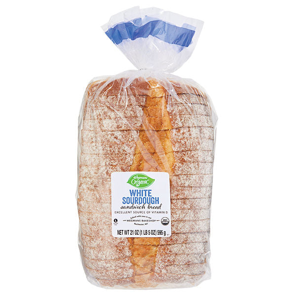 Wegmans Organic White Sourdough Sandwich Bread 20 oz