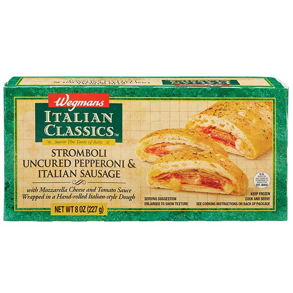 Wegmans Italian Classics Uncured Pepperoni & Italian Sausage Stromboli