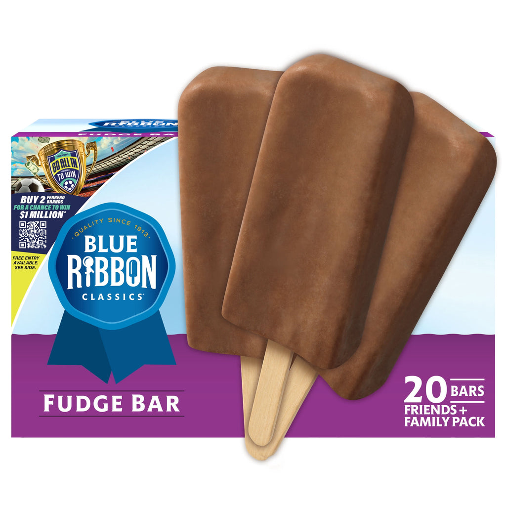 Blue Ribbon Classics Fudge Frozen Dessert Bars 20 Count 45 Fl Oz