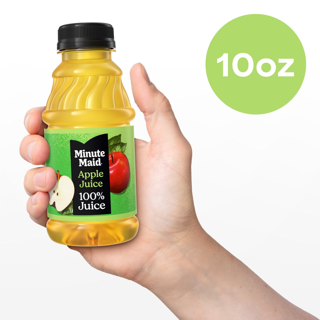 Minute Maid 100% Apple Juice Pulp-Free 10 fl oz 6 Pack