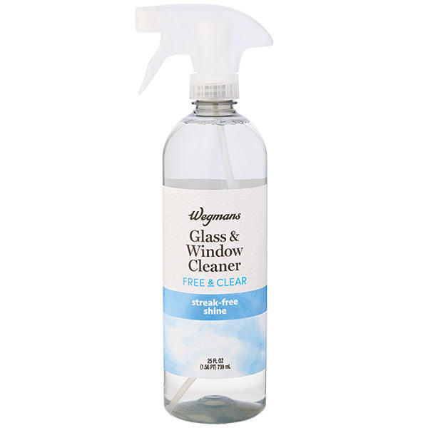 Wegmans Free & Clear Glass & Window Cleaner 25 Fl Oz