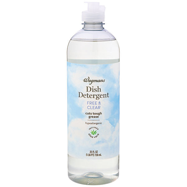 Wegmans Free & Clear Dish Detergent 25 fl oz