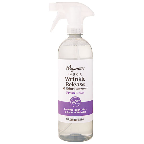 Wegmans Fresh Linen Fabric Wrinkle Release & Odor Remover 25 Fl Oz