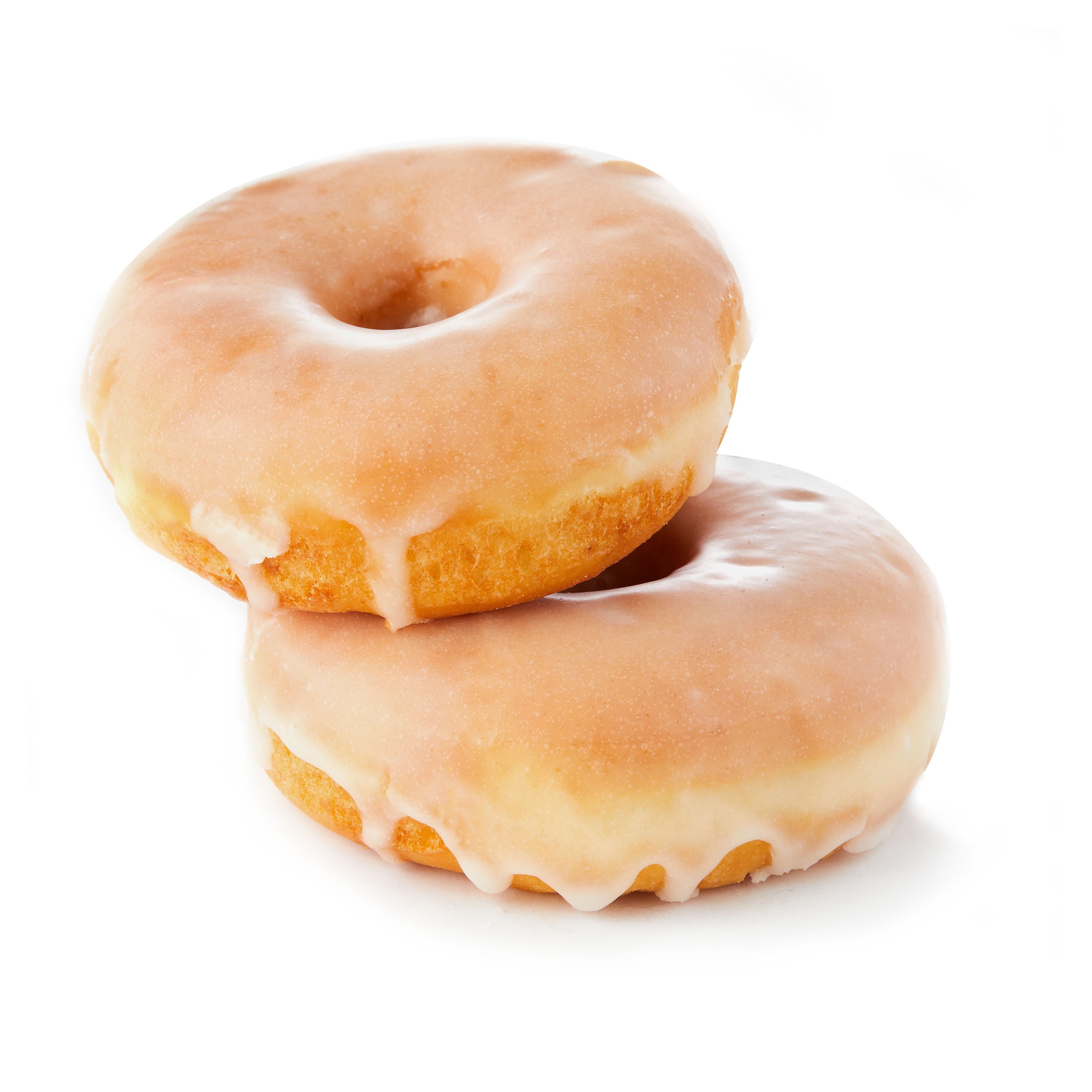 Regular Vanilla Glazed Ring Donuts 4 Oz 2 Count Freshness Guaranteed