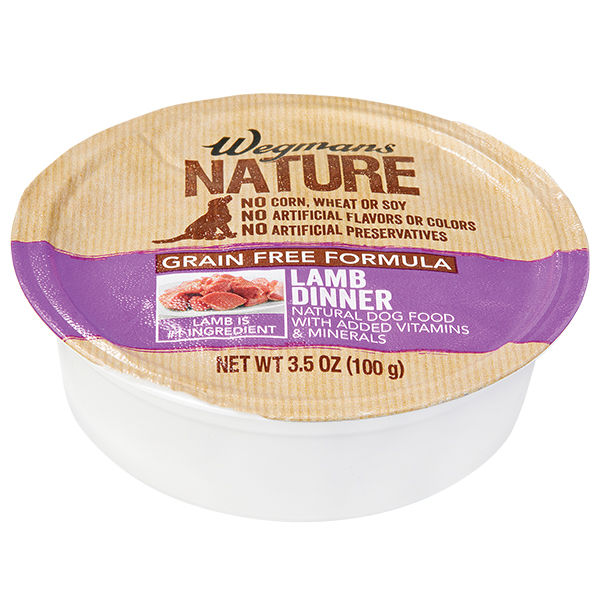 Wegmans Nature Grain Free Lamb Dinner Dog Food 13.2 Oz