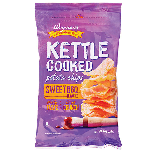 Wegmans Sweet BBQ Flavored Kettle Cooked Potato Chips