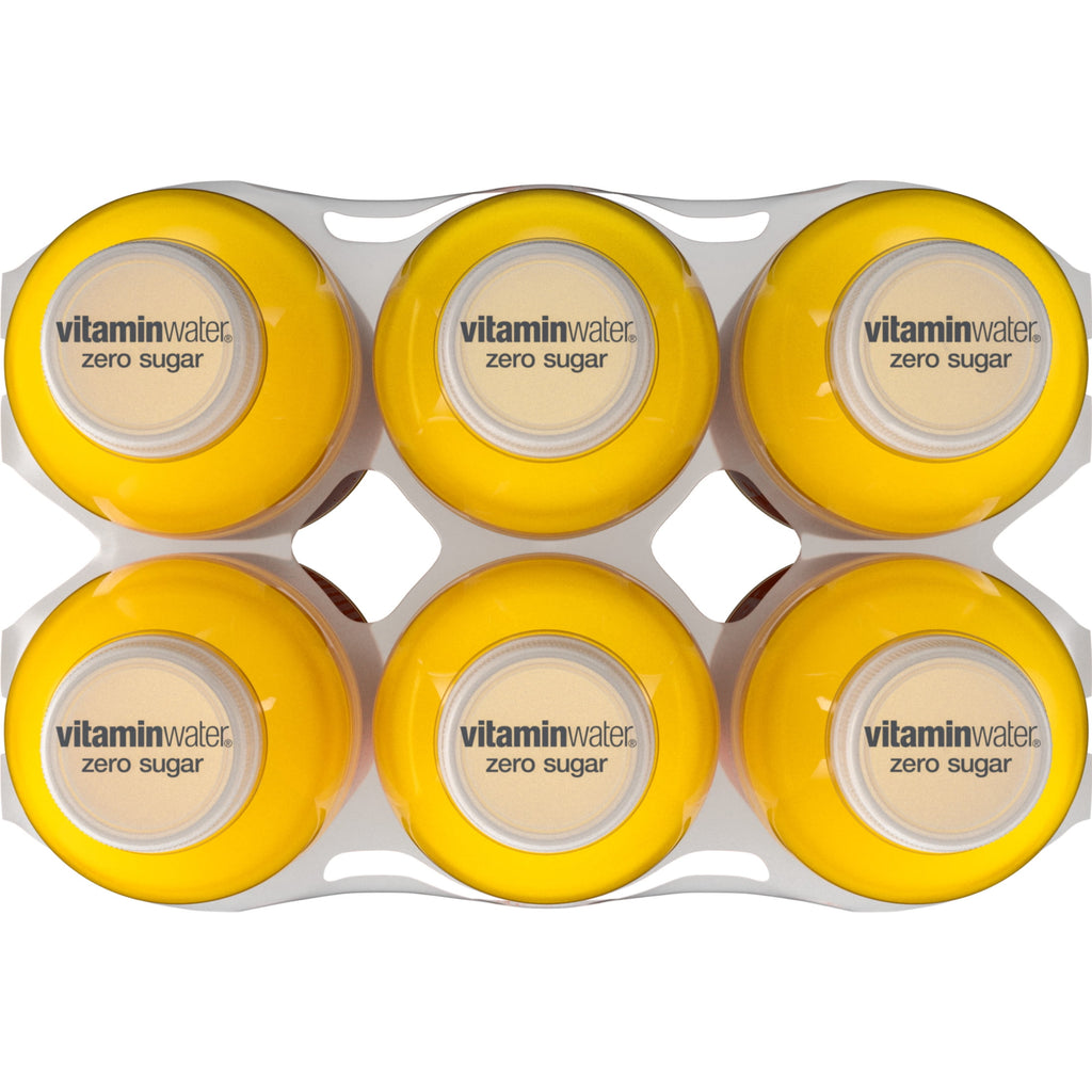 Vitaminwater Zero Sugar Rise Orange Flavored Water 16.9 fl oz 6 Pack