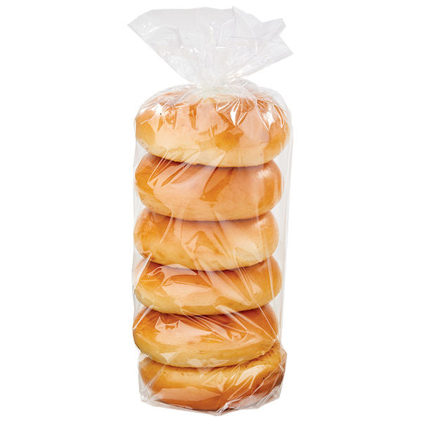 Wegmans Plain Bagels 6 Pack 21 oz