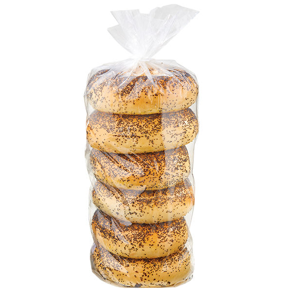 Wegmans Poppyseed Bagels 6 Pack 21 oz