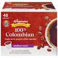 Wegmans Medium Roast 100% Colombian Coffee Capsules Family Pack 48 Count