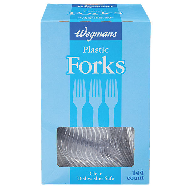 Wegmans Plastic Forks 144 Count