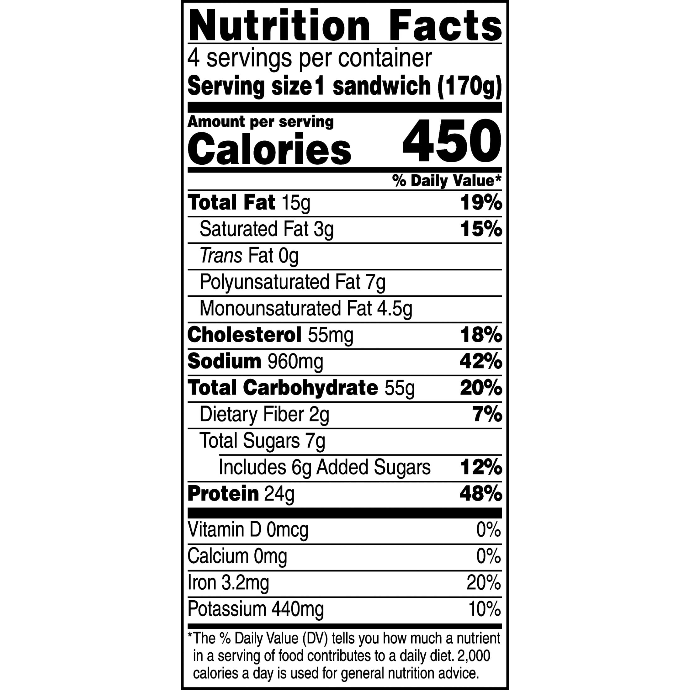 Tyson Spicy Chicken Breast Sandwich Frozen 4 Count 24 Oz