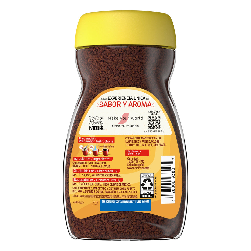 NESCAFÉ Vanilla Naturally Caffeinated Medium Instant Flavored Coffee 6 oz Jar