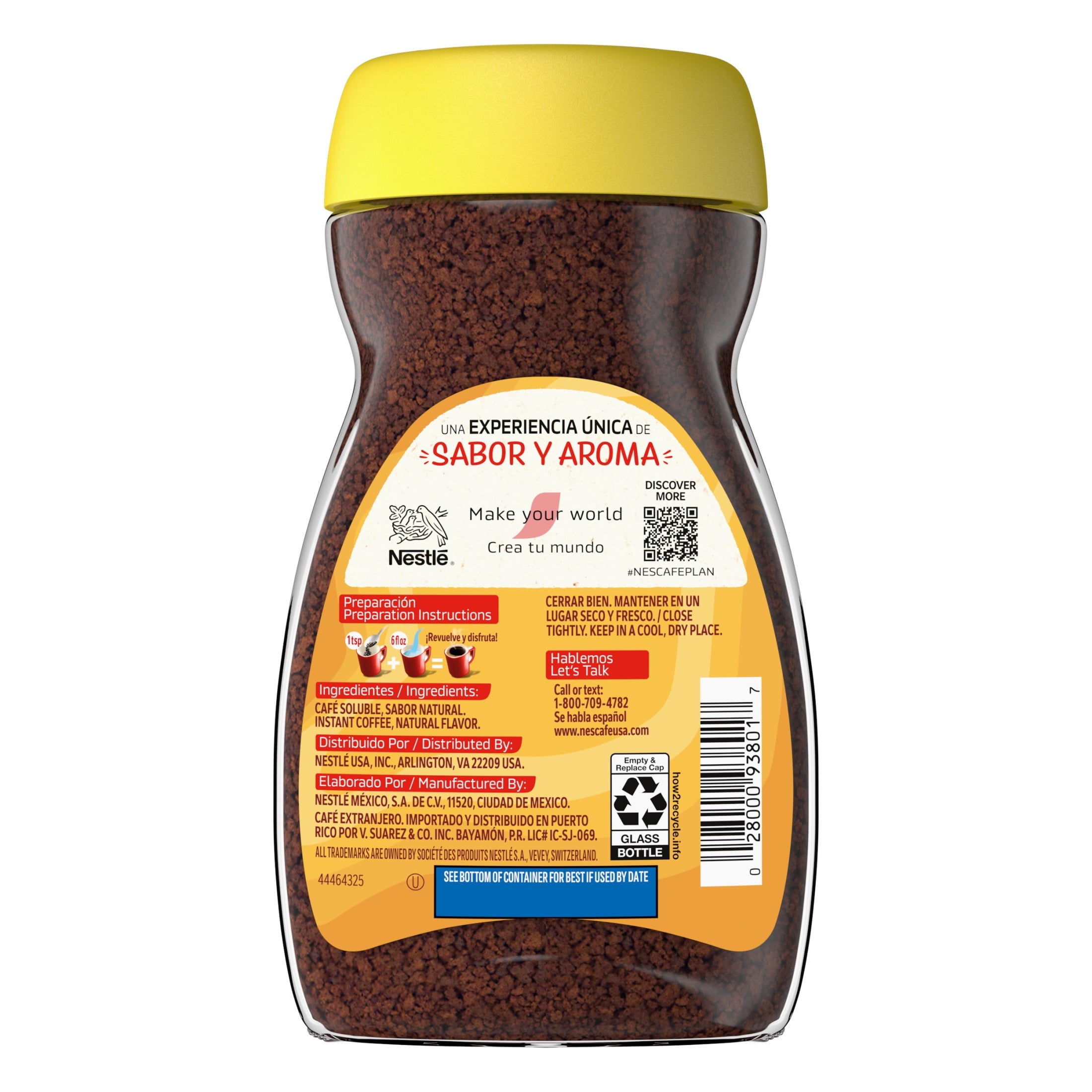 NESCAFÉ Vanilla Naturally Caffeinated Medium Instant Flavored Coffee 6 oz Jar
