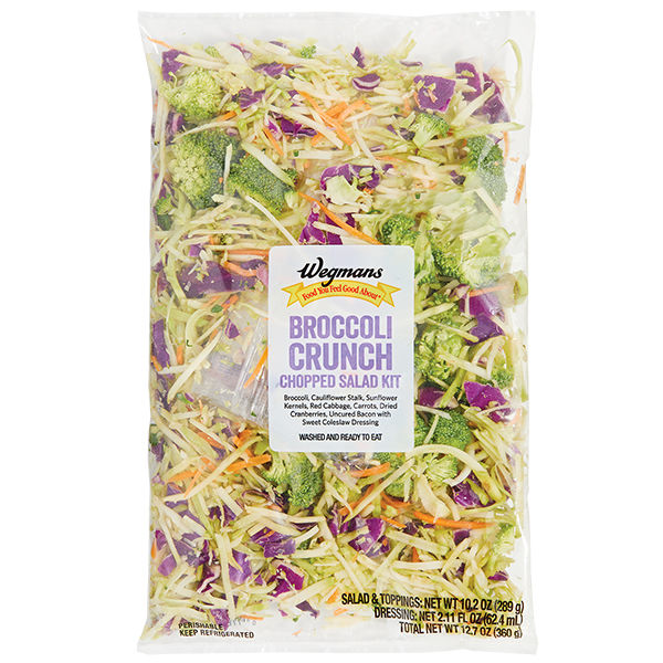 Wegmans Broccoli Crunch Chopped Salad Kit 12.7 Oz