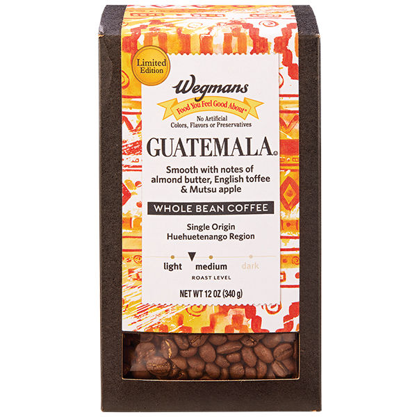 Wegmans Guatemala Whole Bean Coffee Limited Edition 12 Oz