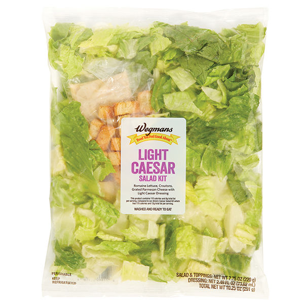Wegmans Light Caesar Salad Kit 10.25 Oz