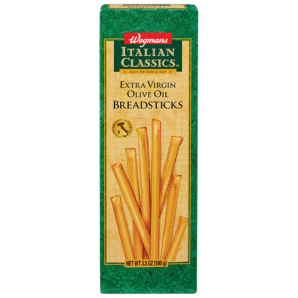 Wegmans Italian Classics Extra Virgin Olive Oil Breadsticks 3.5 oz