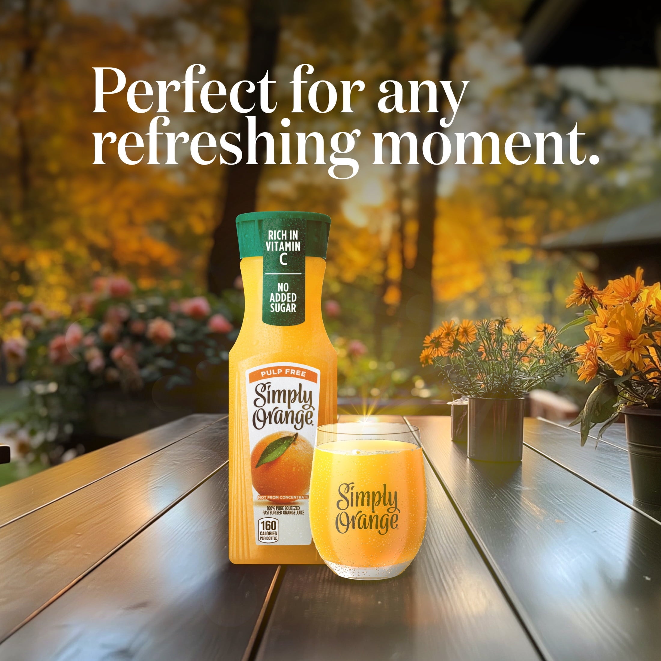 Simply Orange Pulp-Free Orange Juice 11.5 fl oz