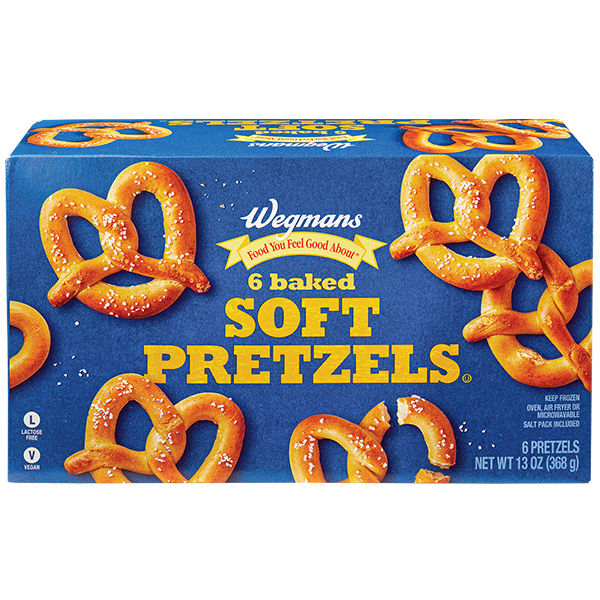 Wegmans Baked Soft Pretzels 13 Oz 6 Count