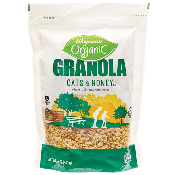 Wegmans Organic Oats & Honey Granola 12 oz