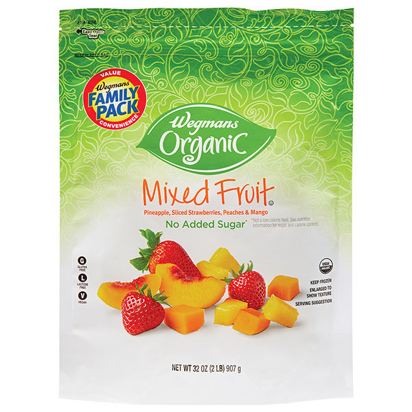Wegmans Organic Frozen Mixed Fruit Family Pack 32 oz