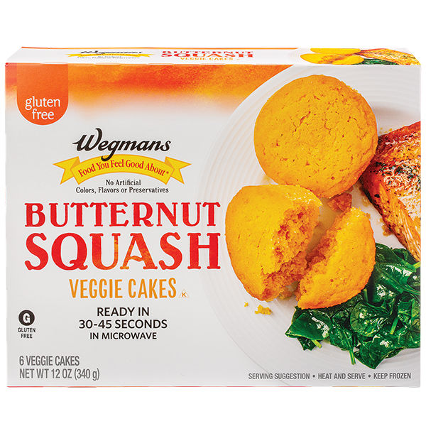 Wegmans Gluten Free Butternut Squash Veggie Cakes 6 Ct