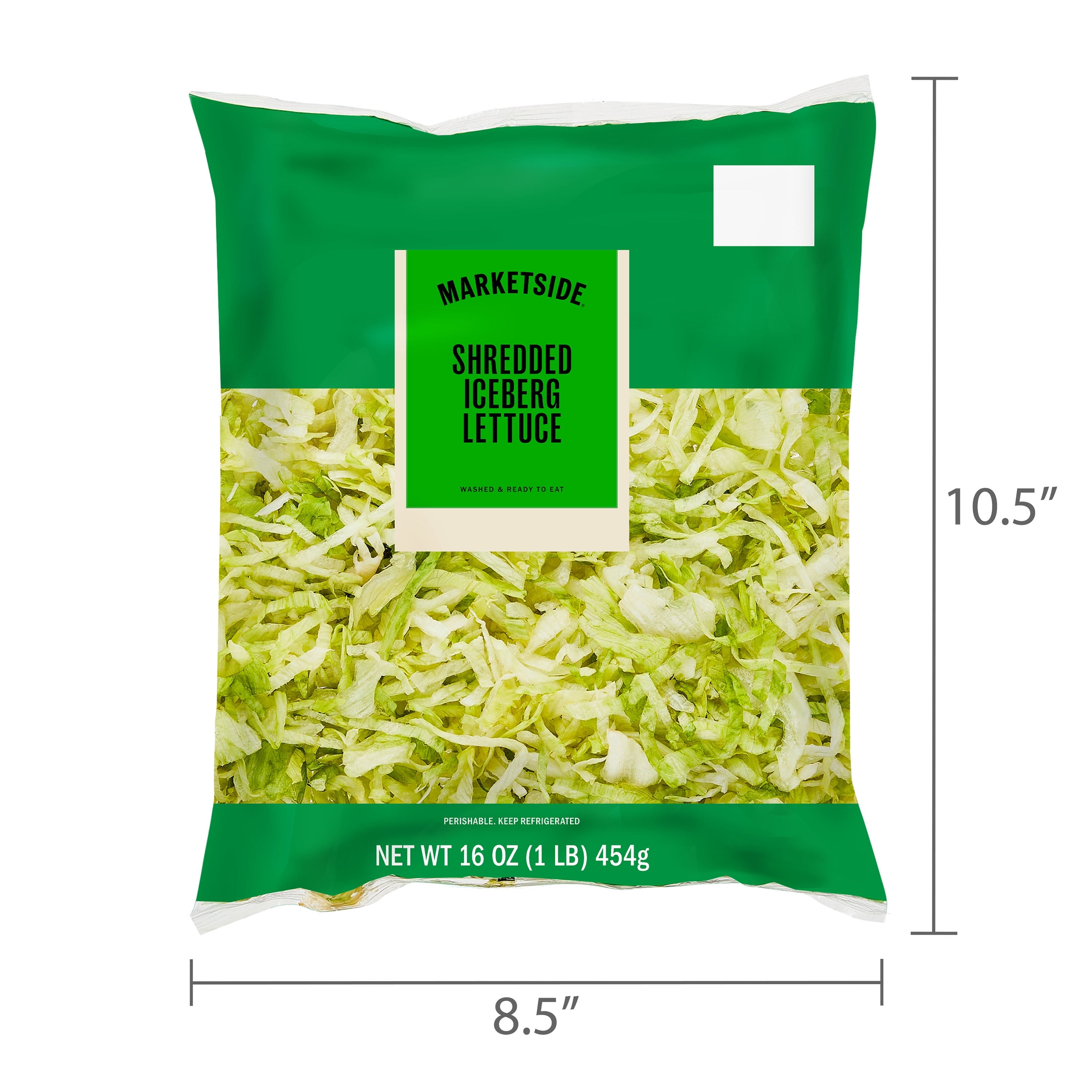 Fresh Marketside Shredded Iceberg Lettuce 16 Oz Bag