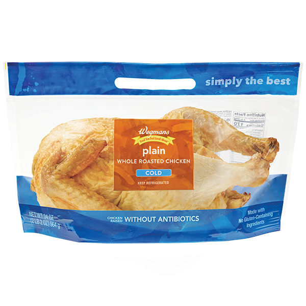Wegmans Plain Roasted Chicken 34 oz