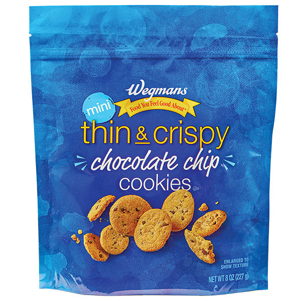 Wegmans Mini Thin & Crispy Chocolate Chip Cookies 7 Oz