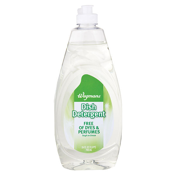Wegmans Dish Detergent Free of Dyes & Perfumes 16 Oz