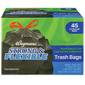 Wegmans Strong & Flexible Drawstring Trash Bags 33 Gallon 45 Count