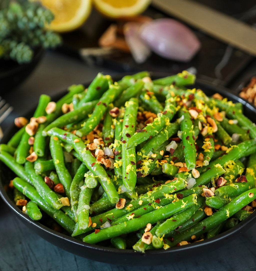 Green Giant Restaurant Style Garlic Parmesan Green Beans Frozen 12 Oz