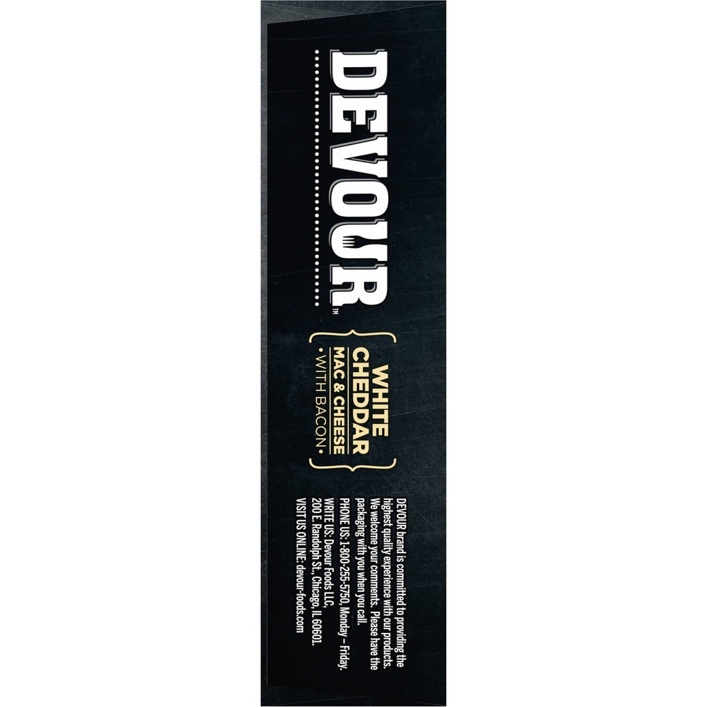 DEVOUR White Cheddar Mac & Cheese with Smoked Bacon Frozen Meal 12 Oz