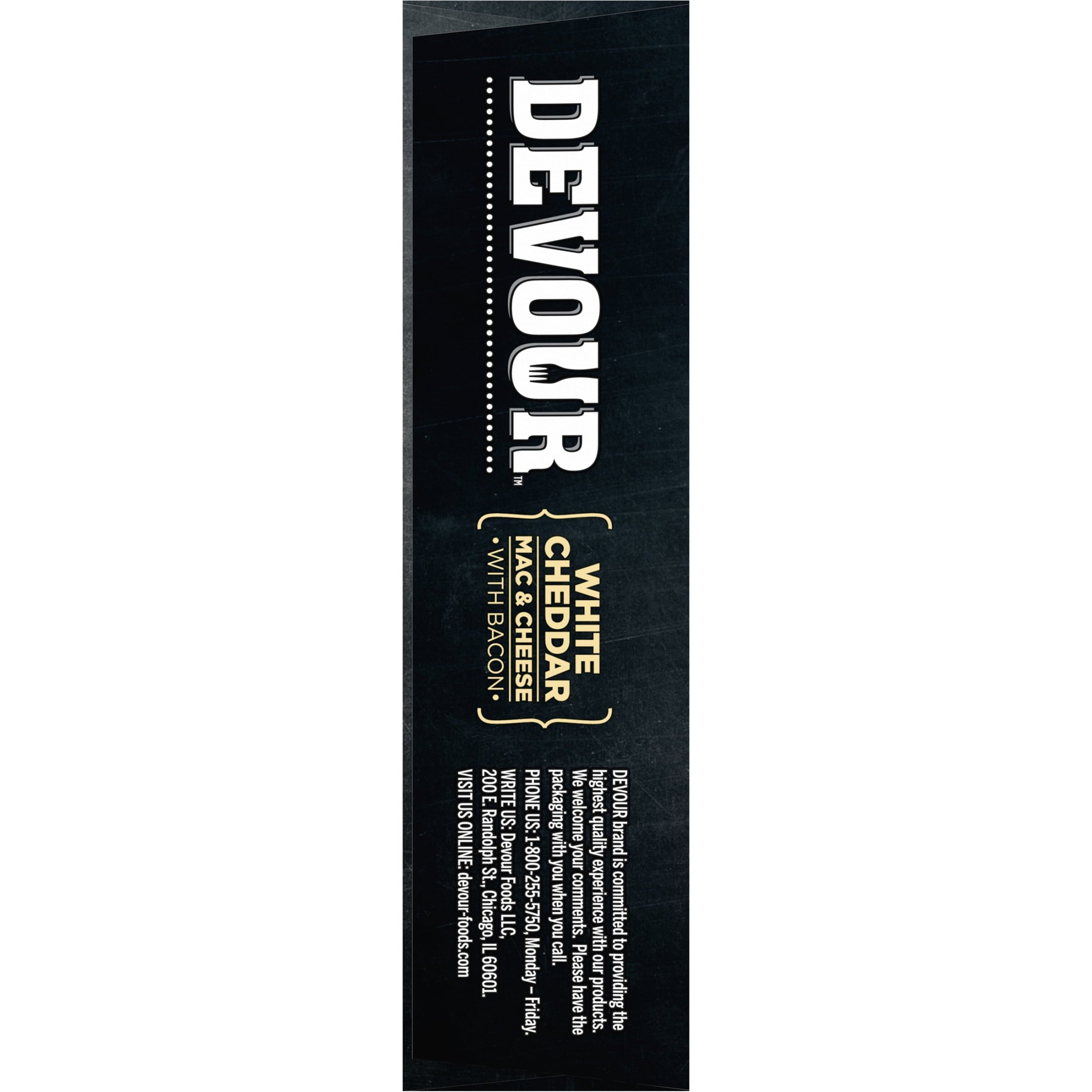 DEVOUR White Cheddar Mac & Cheese with Smoked Bacon Frozen Meal 12 Oz