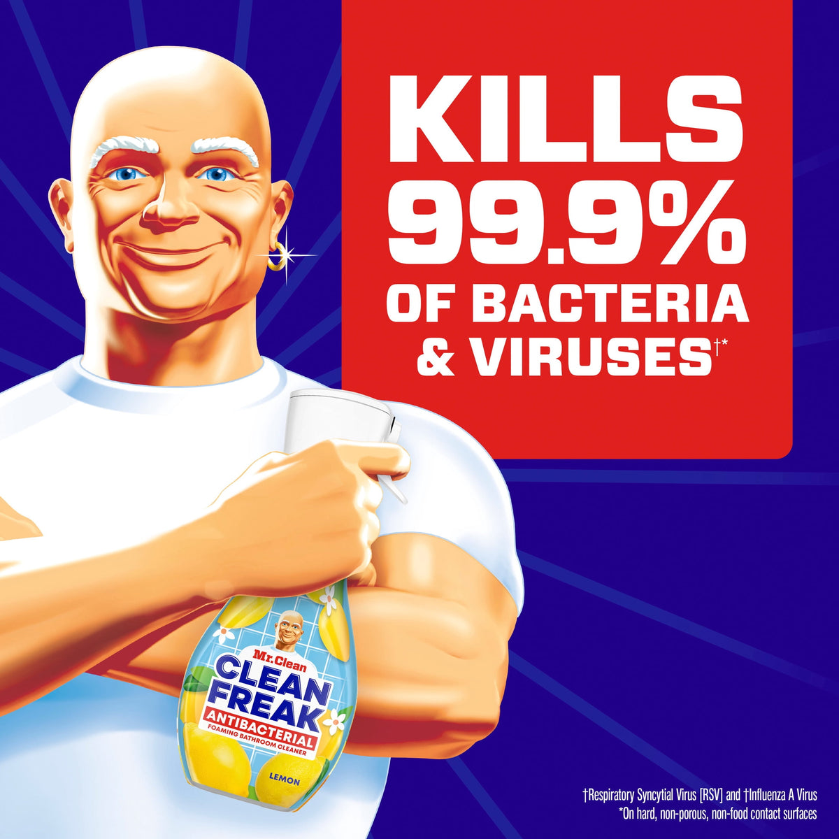 Mr. Clean Clean Freak Lemon Scent Antibacterial Multi-Purpose Bath Cleaner 16 fl oz