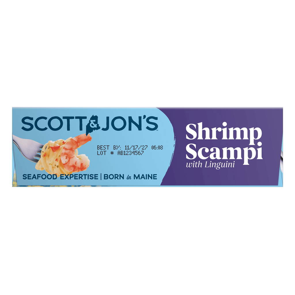 Scott & Jon's Shrimp Scampi Linguini Frozen Meal 9.6 Oz