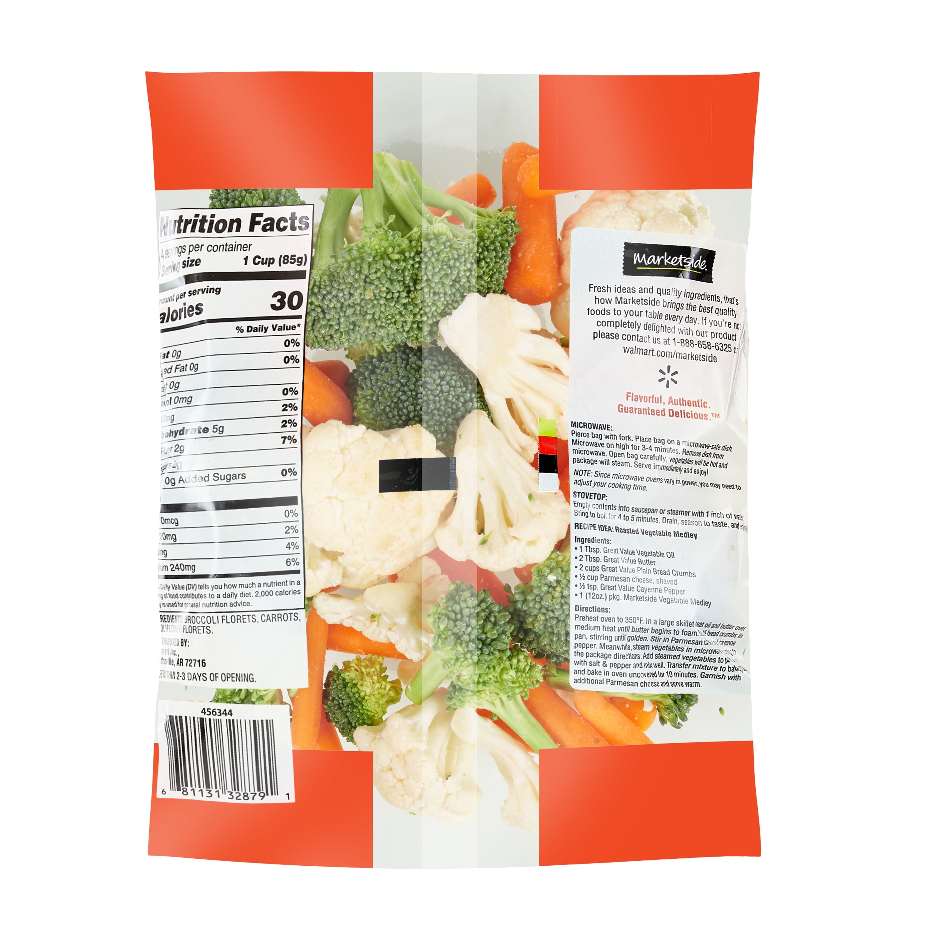 Fresh Vegetable Medley Blend 12 Oz Bag