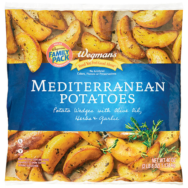 Wegmans Frozen Mediterranean Potatoes Family Pack 40 Oz