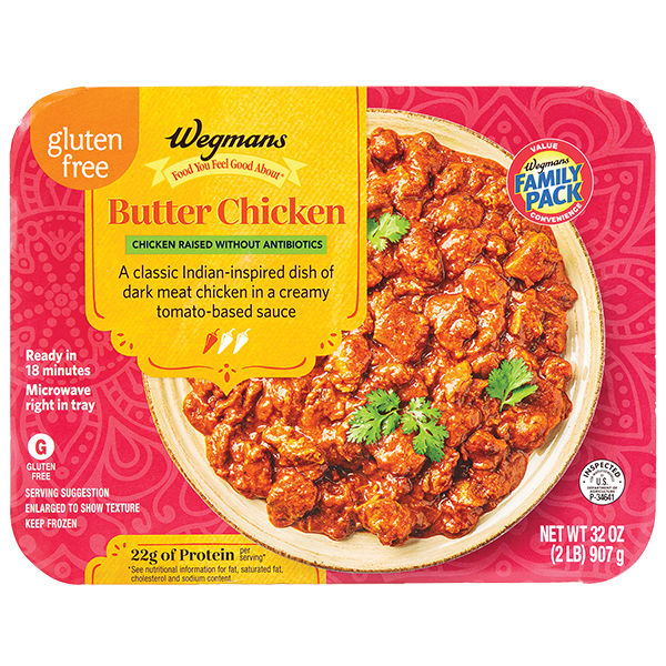 Wegmans Frozen Butter Chicken Family Pack 32 Oz