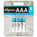 Wegmans AAA Alkaline Batteries 1.5V 8 Pack
