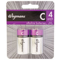 Wegmans C Alkaline Batteries 1.5V 4 Pack