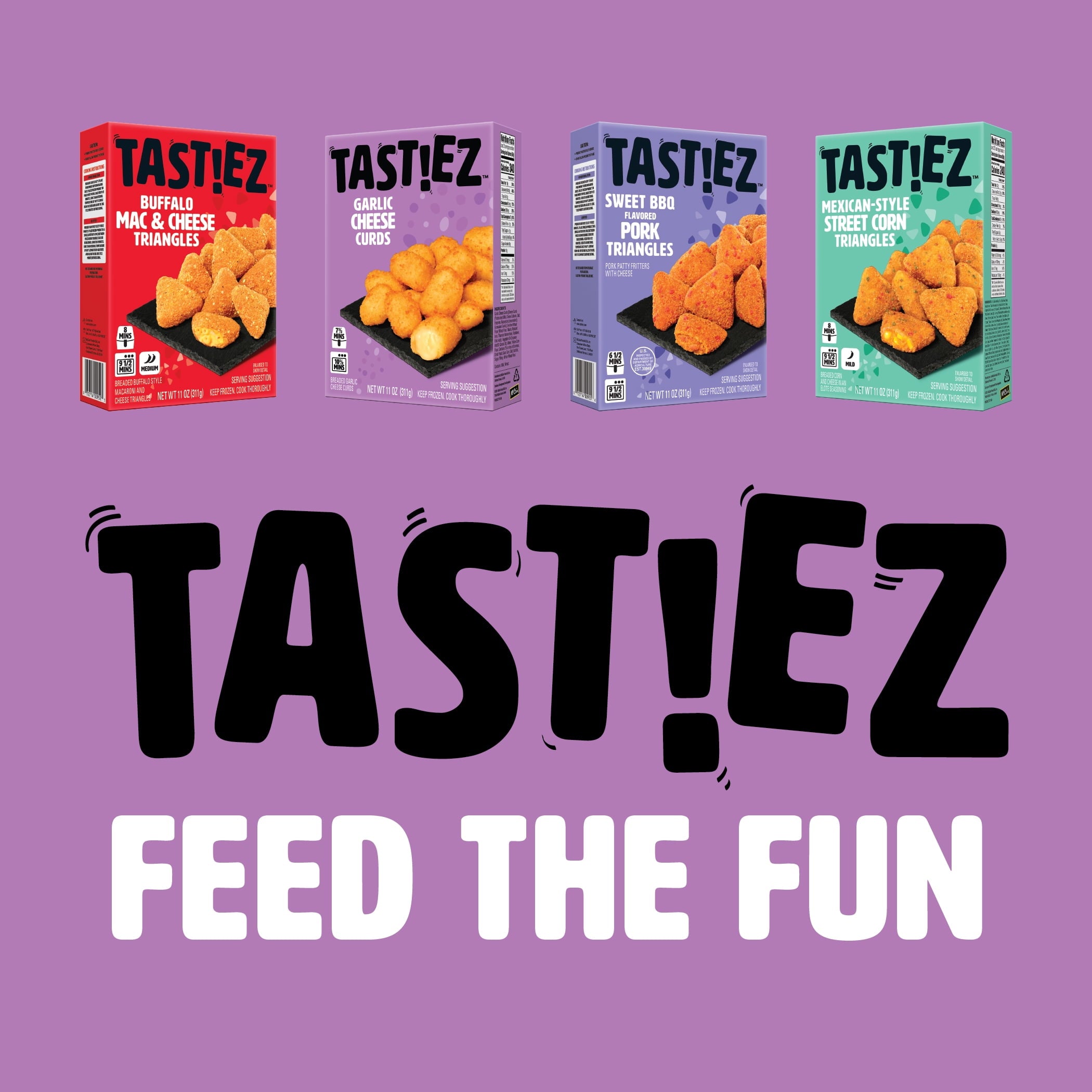Tast!ez Breaded Garlic Cheese Curds Frozen Appetizer 11 Oz