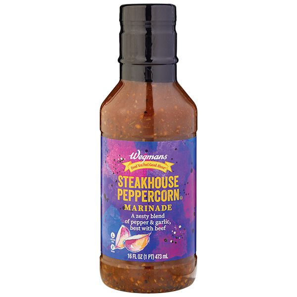 Wegmans Steakhouse Peppercorn Marinade 16 oz