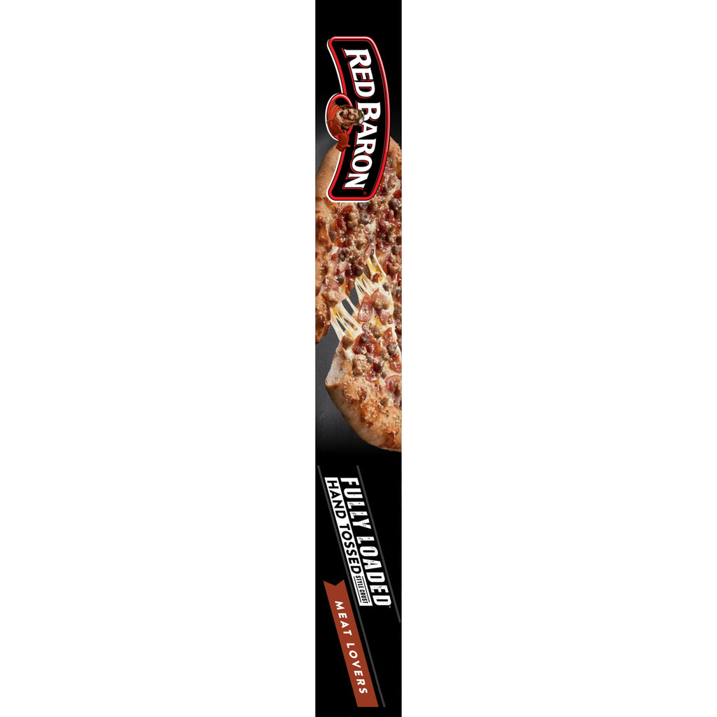 Red Baron Fully Loaded Hand Tossed Meat Lovers Frozen Pizza 28.4 Oz