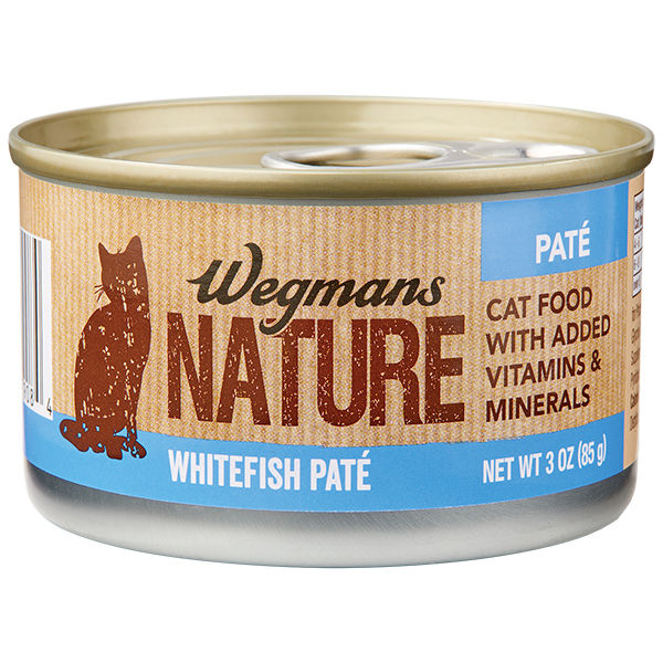Wegmans Nature Whitefish Pate Canned Cat Food 3 oz