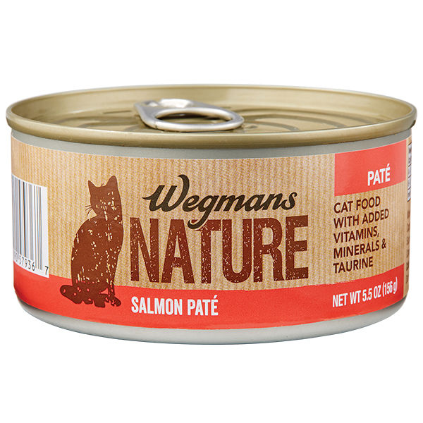 Wegmans Nature Salmon Pate Canned Cat Food 5.5 Oz