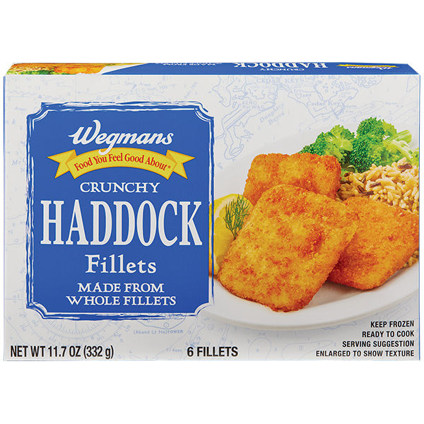 Wegmans Crunchy Haddock Fillets 6 Count 18 Oz