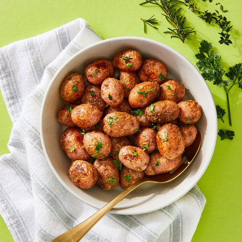 Bettergoods Oven Roasted Red Petite Potatoes with Olive Oil Italian Herbs Parmesan Frozen 16 Oz